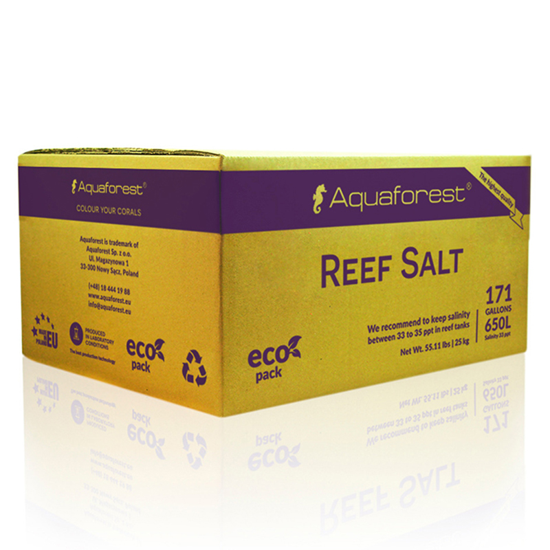 Aquaforest Reef Salt 25 Kg cartone - 715 Litri