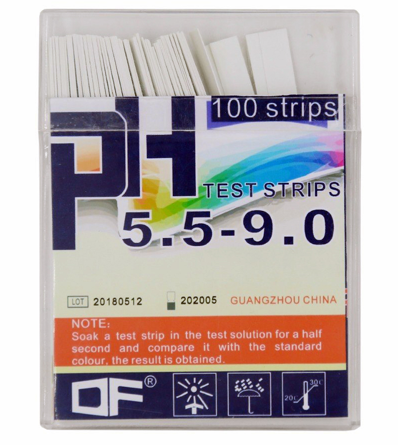 pH strisce misuratrici 5.5 - 9.0